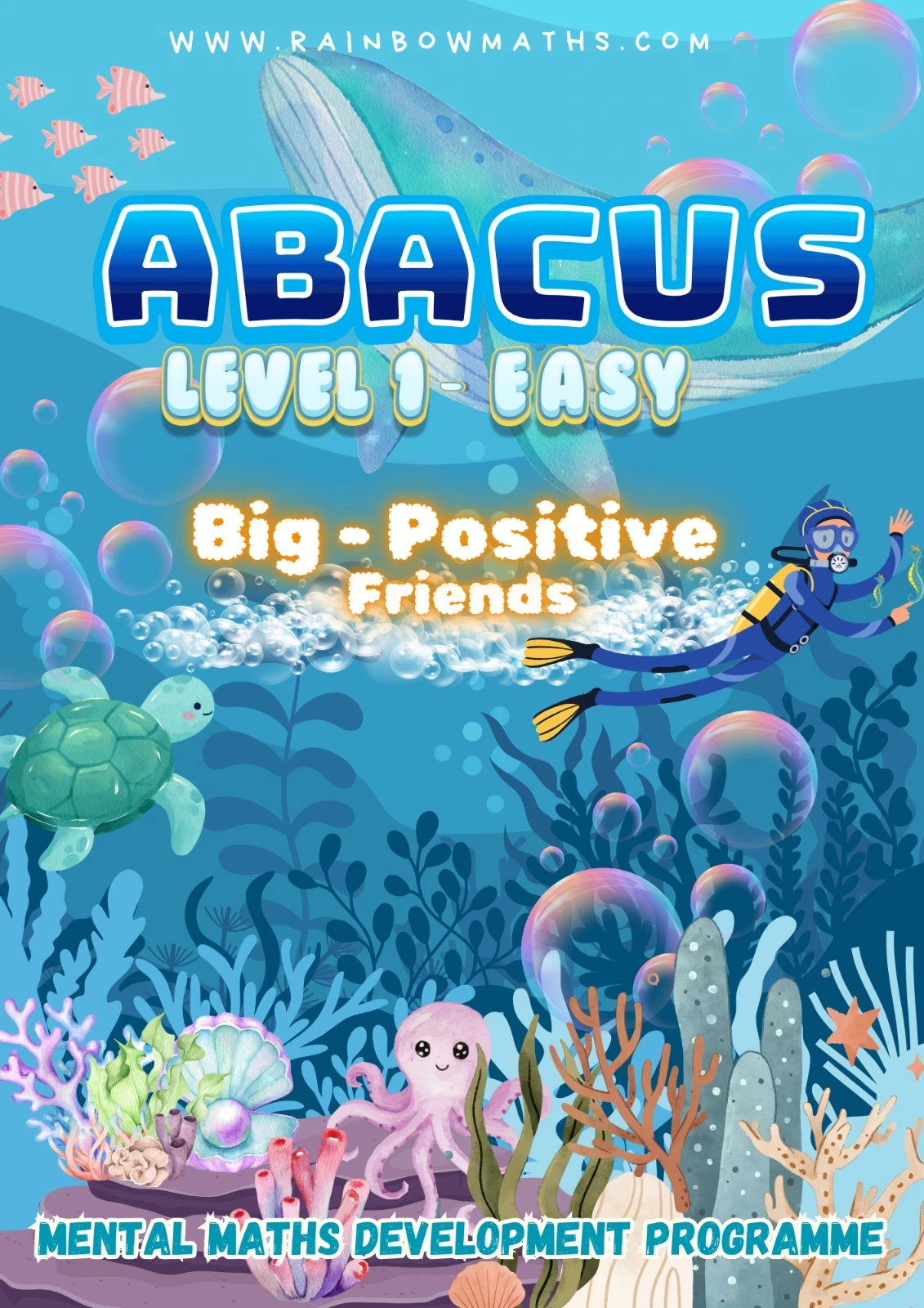 Abacus Level 1 Easy Big Positive Friends workbook